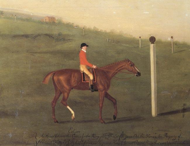 Francis Sartorius 'Eclipse' with Jockey up walking the Course for the King's Plate 1776 oil painting picture
